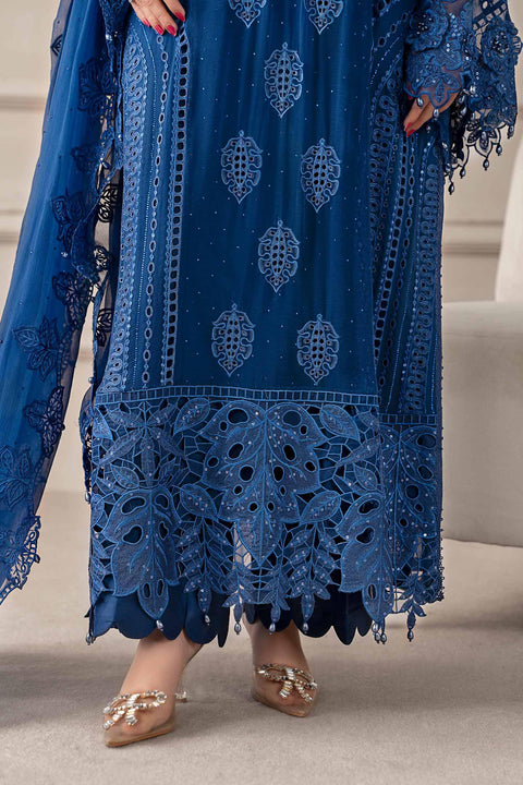 MARIA B - 3 Piece Embroidered Chiffon Suit | MCS-25-103
