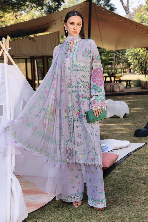 Maria b - 3 Piece Unstitched Embroidered Lawn Suit :MPT-2904-A