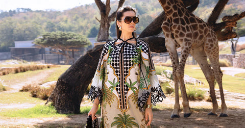 Maria b - 3 Piece Unstitched Embroidered Lawn Suit :MPT-2905-A