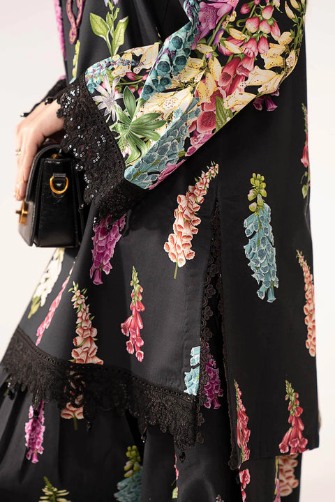 MARIA B - 3 Piece Unstitched Embroidered Lawn Suit - MPT-3005-B