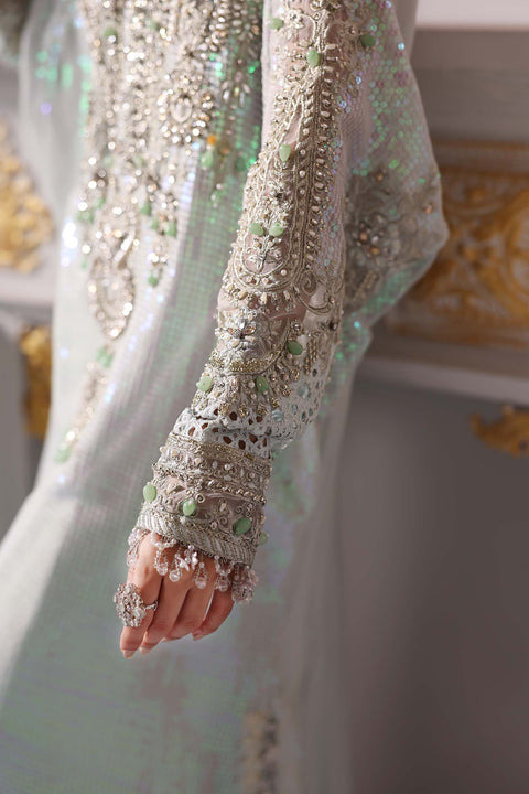 MARIA B- 3 Piece Unstitched Embroidered Chiffon Suit | BD-3005