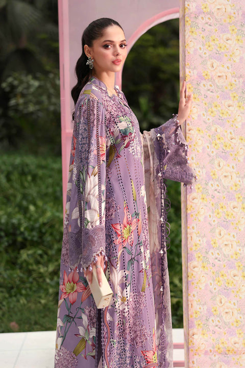 MARIA B - 3 Piece Unstitched Embroidered Lawn Suit - MPT-3006-B