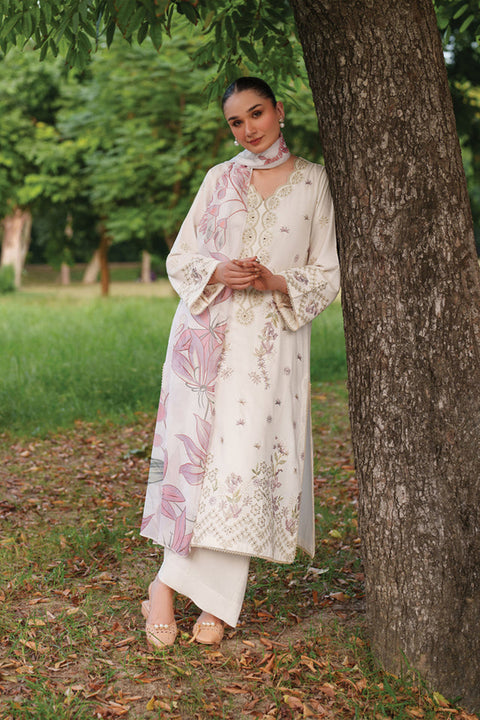 GARNET - Lawn Unstitched Embroidered Collection with Ptrinted Dupatta - KPR28