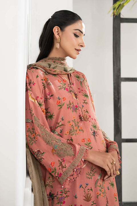 MARIA B - 3 Piece Embroidered Khaddar MPS-2707-A