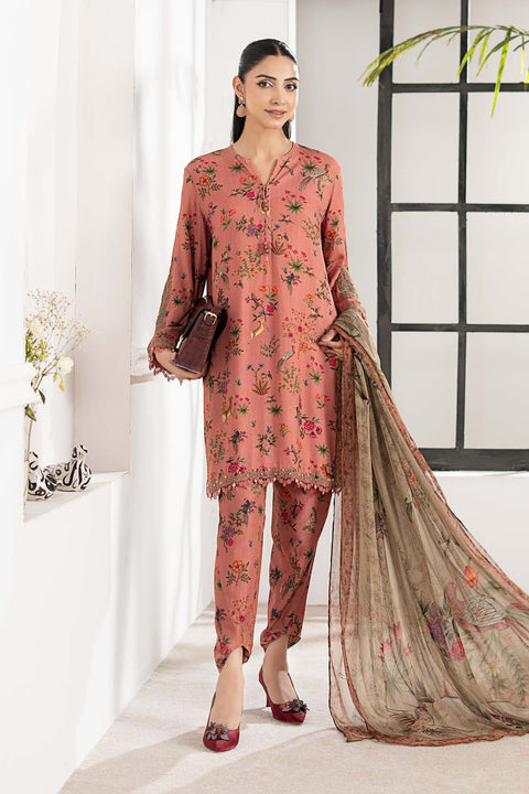 MARIA B - 3 Piece Embroidered Khaddar MPS-2707-A