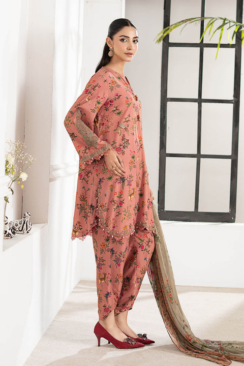MARIA B - 3 Piece Embroidered Khaddar MPS-2707-A