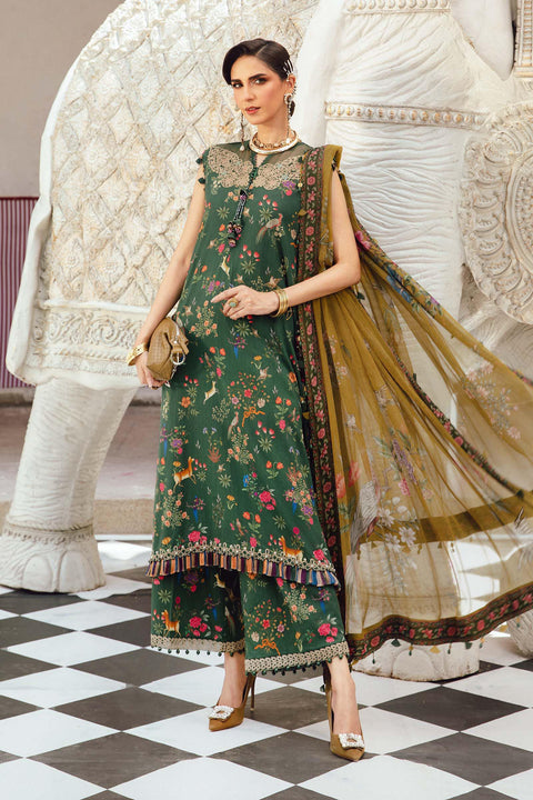 MARIA B - 3 Piece Embroidered Khaddar MPT-2707-B