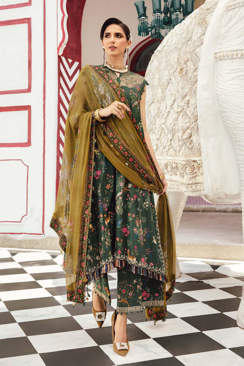 MARIA B - 3 Piece Embroidered Khaddar MPT-2707-B
