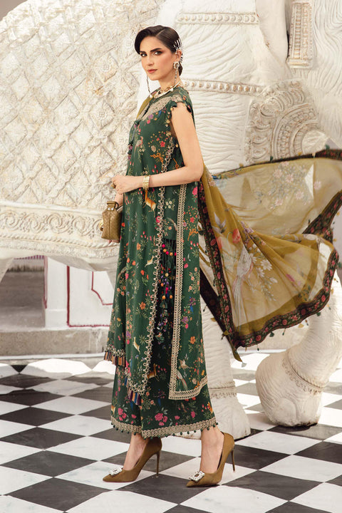 MARIA B - 3 Piece Embroidered Khaddar MPT-2707-B