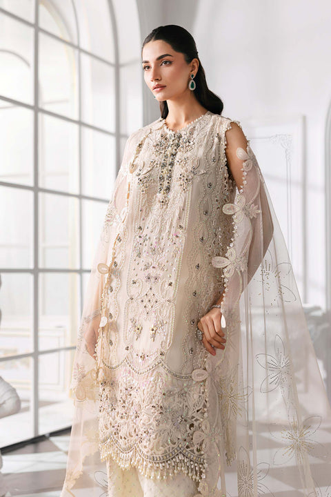 Maria B - 3 Piece Unstitched Embroidered Chiffon Suit | BD-3007