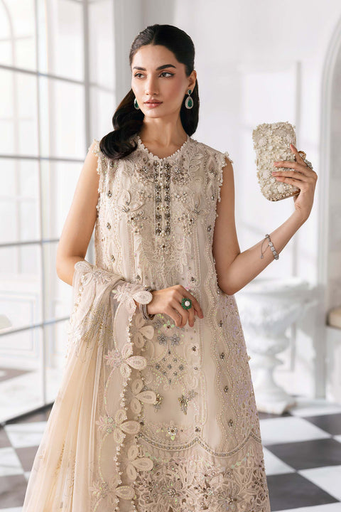 Maria B - 3 Piece Unstitched Embroidered Chiffon Suit | BD-3007