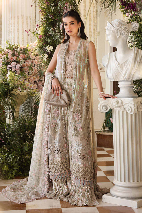 MARIA B - 3 Piece Unstitched Embroidered Chiffon Suit | MPC-26-107