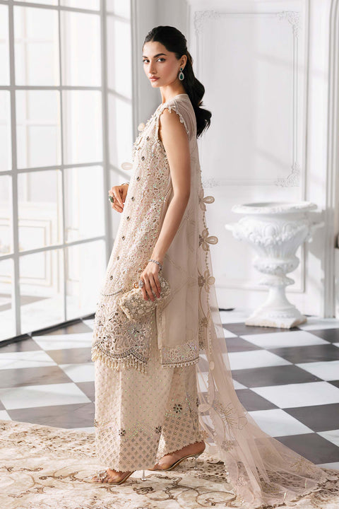 Maria B - 3 Piece Unstitched Embroidered Chiffon Suit | BD-3007