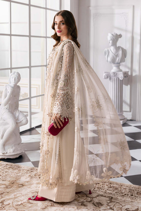 Maria B - 3 Piece Unstitched Embroidered Chiffon Suit | BD-3007