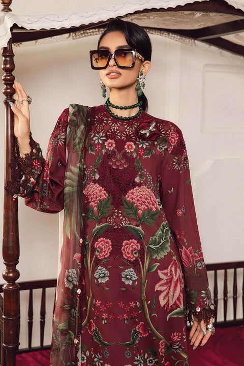 MARIA B - 3 Piece Embroidered Khaddar - MPT-2709-A