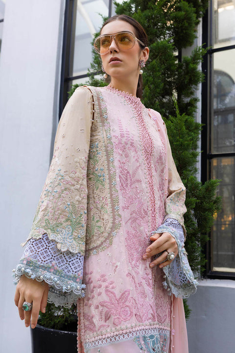 Maria B - 3 Piece Unstitched Embroidered Lawn Suit - EL-26-09