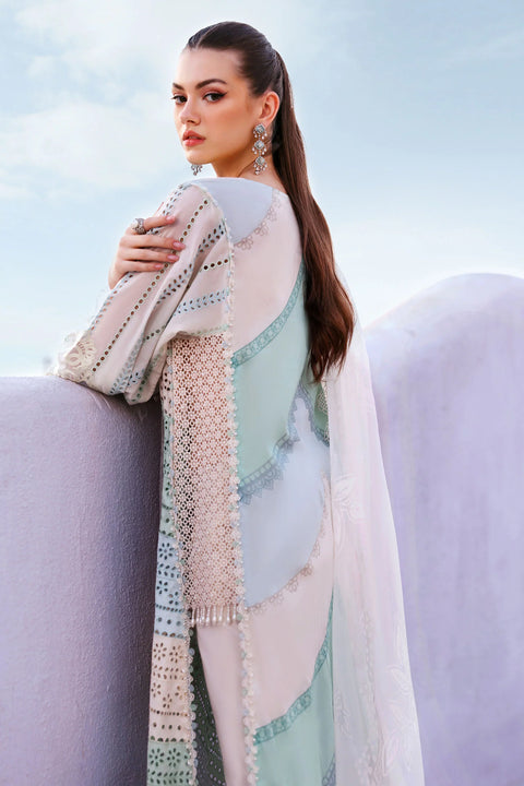 Maria b - 3 Piece Unstitched Embroidered Lawn Suit -2612-A