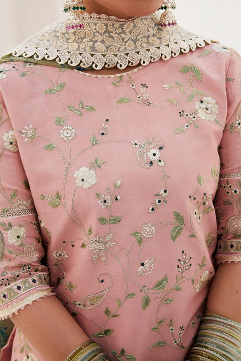 Zara Shahjahan Embroidered Luxury Lawn Unstitched 3Pc Suit D-03A