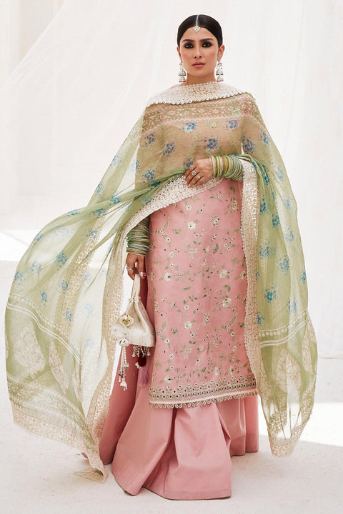 Zara Shahjahan Embroidered Luxury Lawn Unstitched 3Pc Suit D-03A