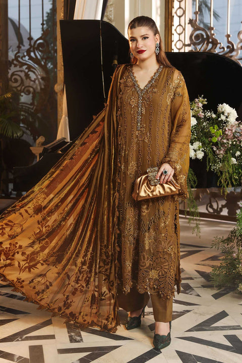 Maria-B  - 3-piece luxury unstiched embroidered dress- ( MPC-26-205 / D5)