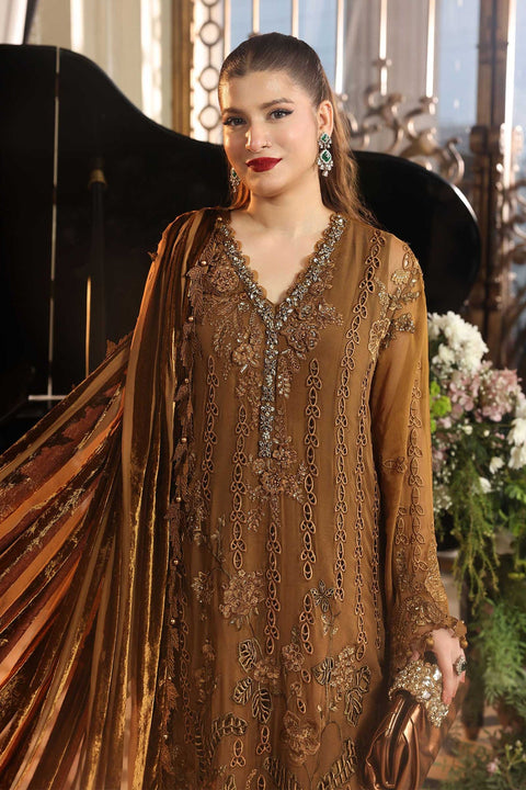 Maria-B  - 3-piece luxury unstiched embroidered dress- ( MPC-26-205 / D5)