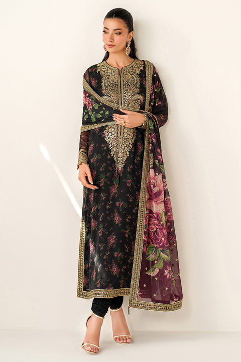 JAZMIN - 3PC EMBROIDERED CHIFFON UC-3083