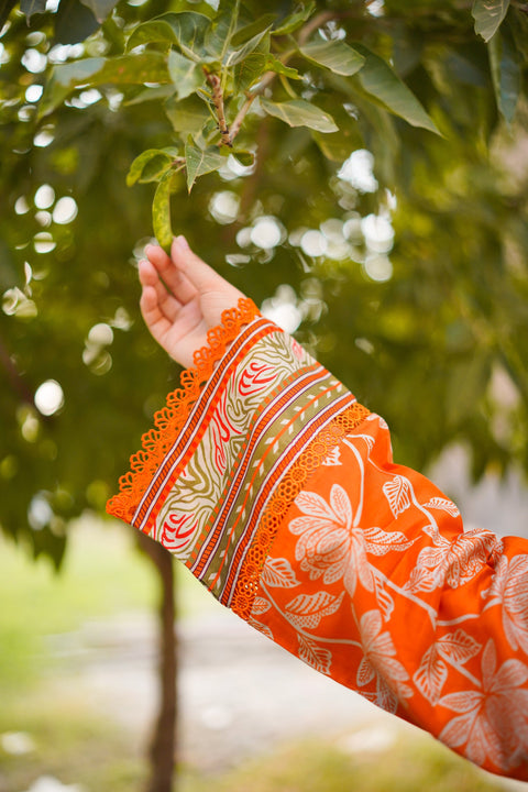 Aneelas Luxury Lawn Embroidered 3 Pc Unstitched Collection WPR-03