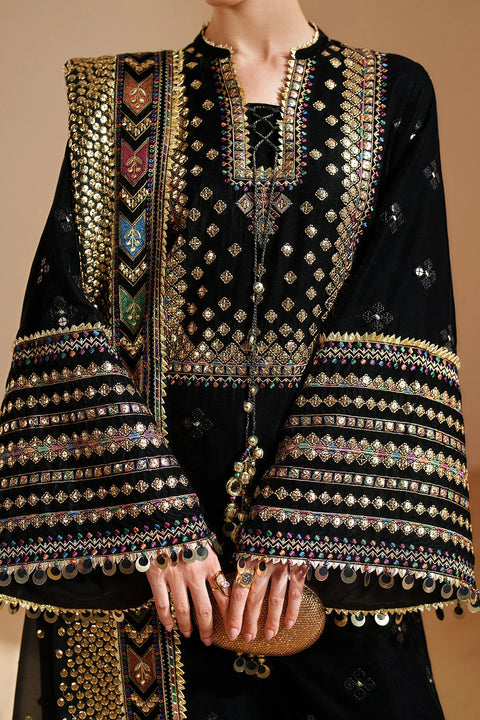 JAZMINE - Luxury Formals Embroidered Velvet Formal VVF D-5