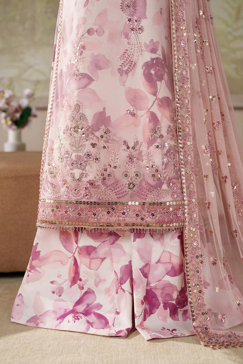 Zarif - Rahma - Luxury Organza Embroidered Unstitched 4 Piece