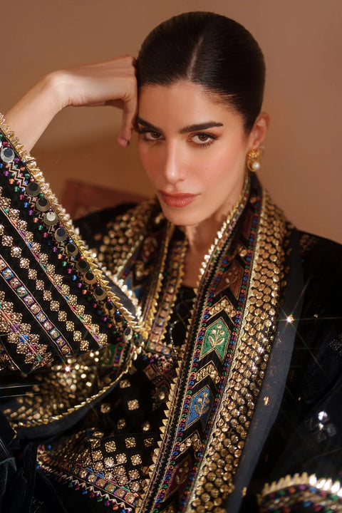 JAZMINE - Luxury Formals Embroidered Velvet Formal VVF D-5