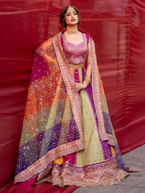 Bin Ilyas Luxury Raw Silk Collection D-607 Wedding Collection