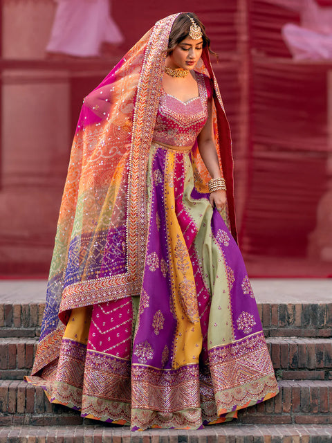 Bin Ilyas Luxury Raw Silk Collection D-607 Wedding Collection