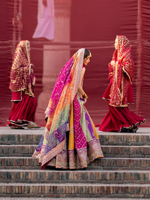 Bin Ilyas Luxury Raw Silk Collection D-607 Wedding Collection