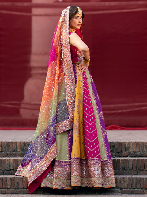 Bin Ilyas Luxury Raw Silk Collection D-607 Wedding Collection