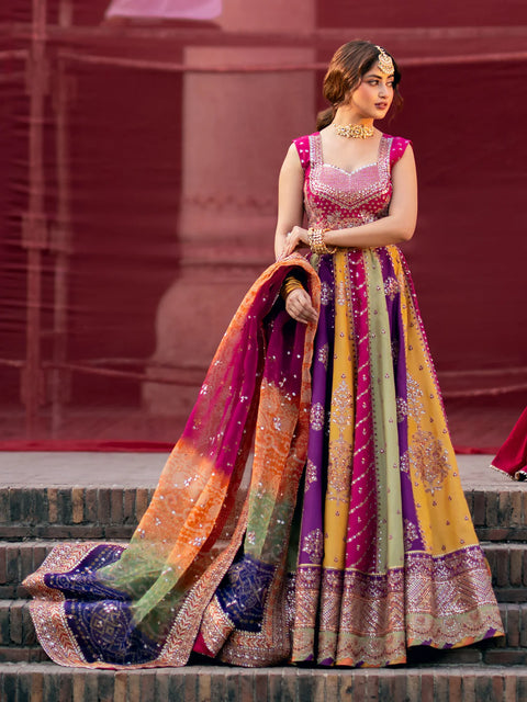 Bin Ilyas Luxury Raw Silk Collection D-607 Wedding Collection