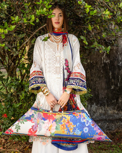 Esmel Mon Tresor Luxe Lawn Unstitched Embroidered 3Pc -08