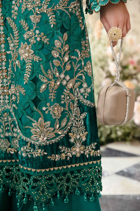MARIA B - 3 Piece Unstitched Organza Embroidered Suit | BD-2806