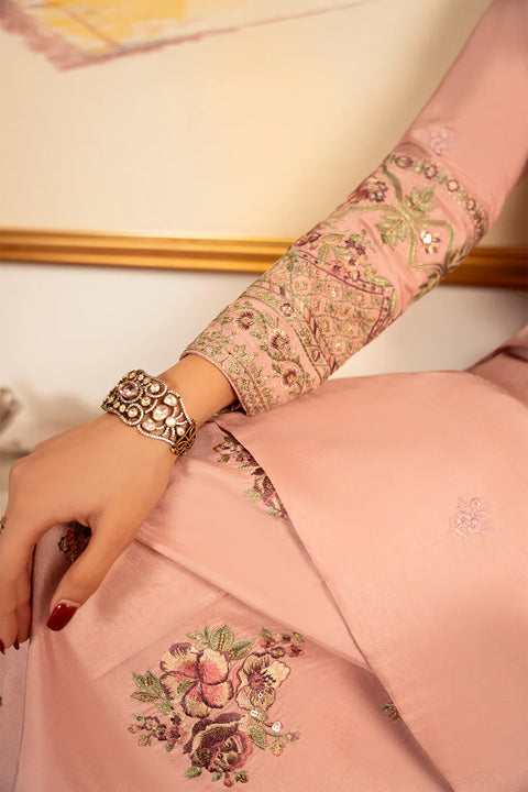 Aneelas Luxury Lawn 3 Piece Unstitched -Lilac Serenity