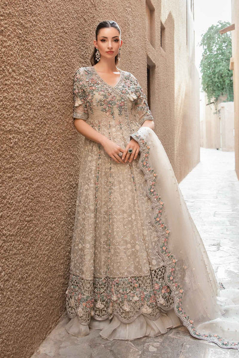 Maria B - Embroidered Organza Suit Unstitched 3 Piece - Irem