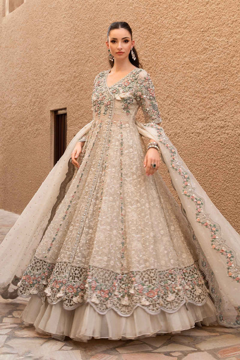 Maria B - Embroidered Organza Suit Unstitched 3 Piece - Irem