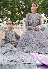 ELAF - Unstitched Embroidered Chiffon Suit - Veer Di Wedding - Luxury Bridal - EVW#01 (Shehr Bano)