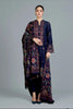 BAREEZE - 3PC DHANAK EMBROIDERED SHIRT DHANAKHEAVY EMBROIDERED SHAWL DUPATTA AND TROUSER - KPR 091