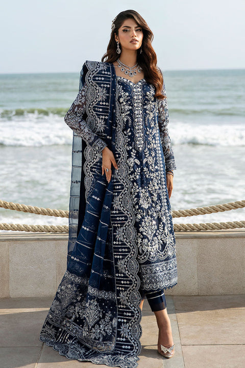 GULAAL - 3 Piece Unstitched Embroidered Organza Suit |  LP-36 Izar
