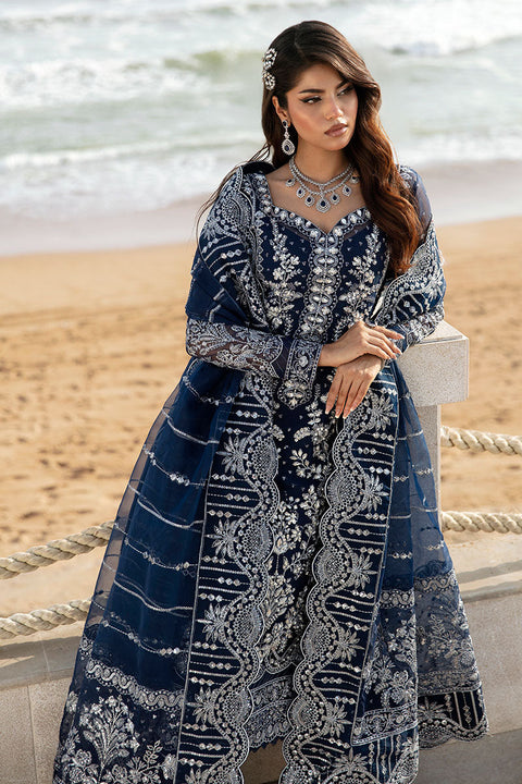 GULAAL - 3 Piece Unstitched Embroidered Organza Suit |  LP-36 Izar