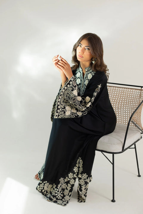 AGHA NOOR - 2PC DHANAK EMBROIDERED SHIRT WITH EMBROIDERTED TROUSER -512