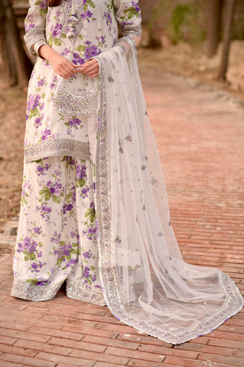 Aneela's Collection Luxury LAWN Embroidered 3 Piece Unstitched - [EID-01