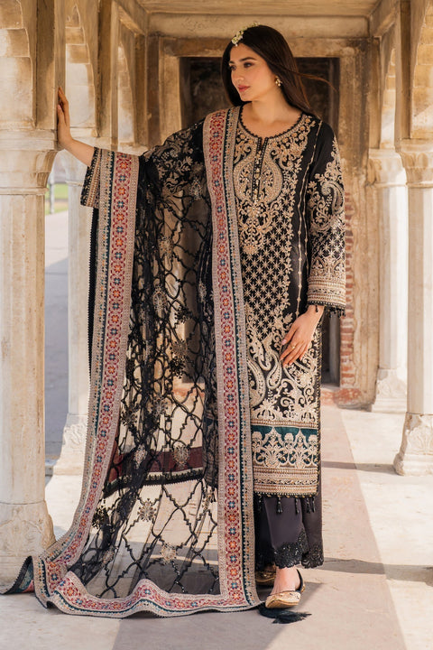 Imrozia Premium | Meeras Luxury Organza Net Unstitched Embroidered 3Pc Suit