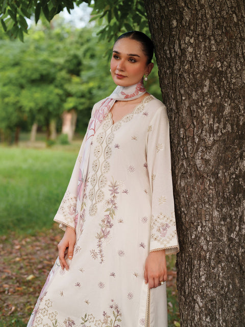 GARNET - Lawn Unstitched Embroidered Collection with Ptrinted Dupatta - KPR28