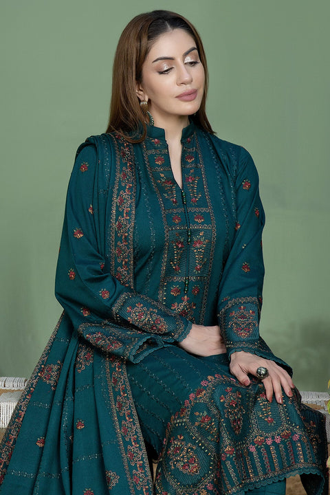 Noor-e-fajar  - 3PC LAWN EMBROIDERED SHIRT LAWN HEAVY EMBROIDERED SHAWL DUPATTA AND TROUSER