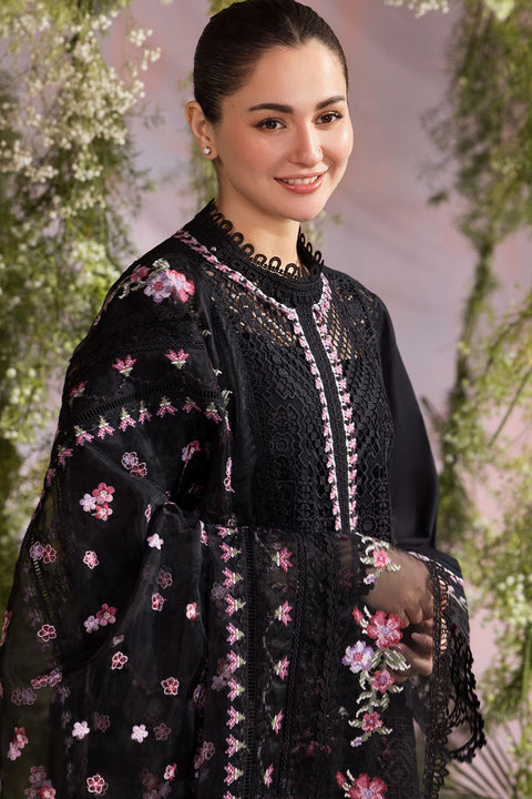 SOBIA NAZIR - 3PC LAWN EMBROIDERED SHIRT WITH EMBROIDERED DUPATTA AND TROUSER - KPR 225